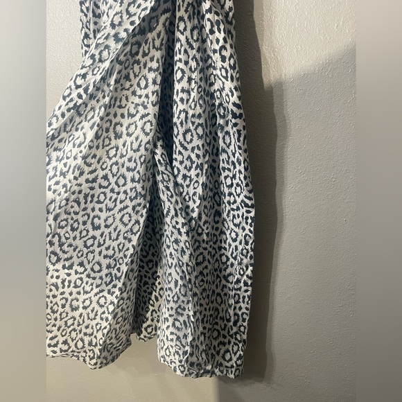 Emerson Fry India Collection Bardot Skirt - Charcoal Leopard Organic - Size L - Picture 4 of 6